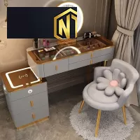 BÀN MAKEUP CÓ ĐÈN LED TIỆN LỢI